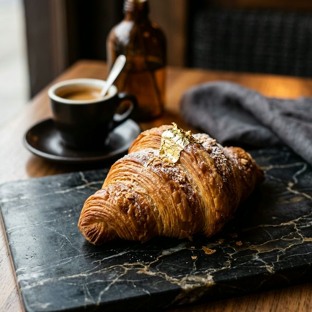 Gold Croissant